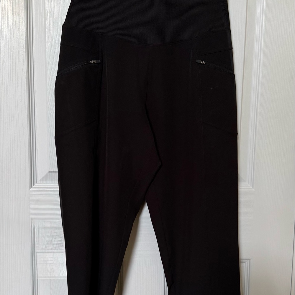 RBX Black High-Waist Pocket Tech Pants